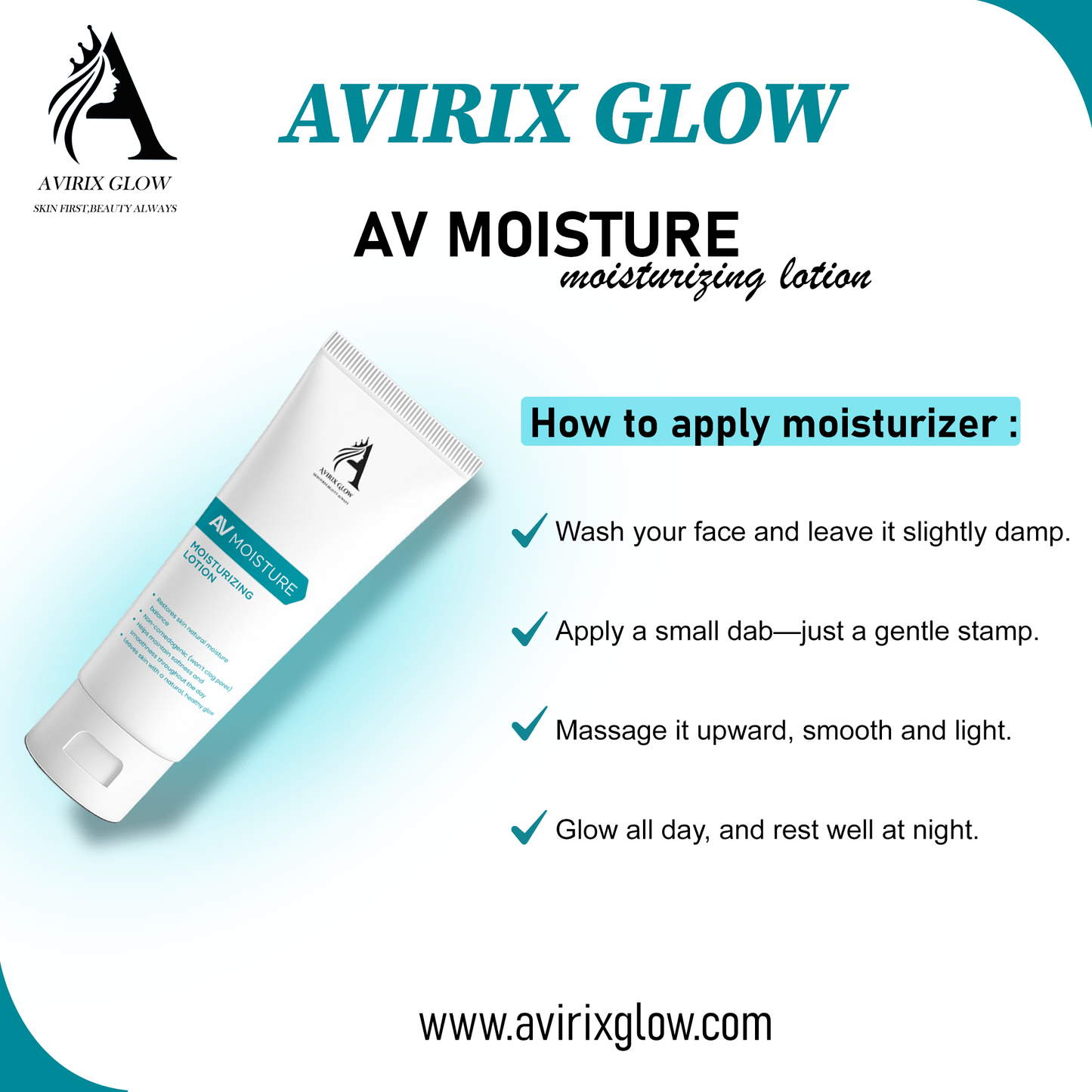 AV Moisture – Daily Hydrating Moisturizer for Dry & Oily Skin